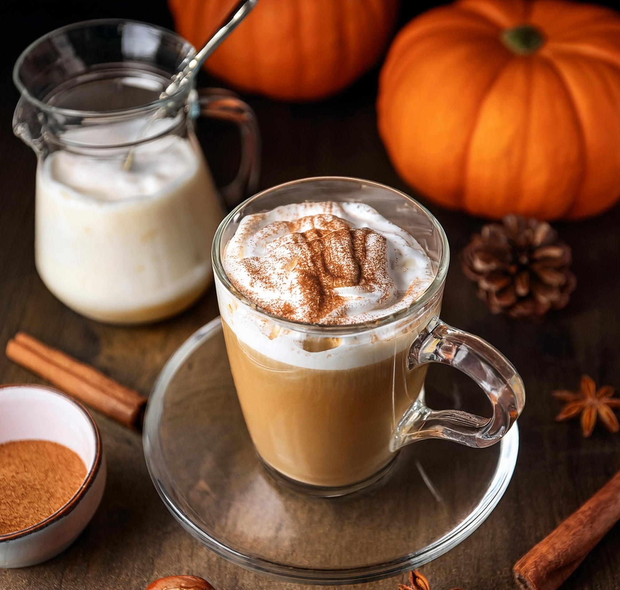 Cómo hacer un Café de calabaza o Pumpkin Spice Latte - DFRNT.