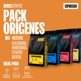 Origins Espresso Pack | 4x250gr | Specialty Coffee