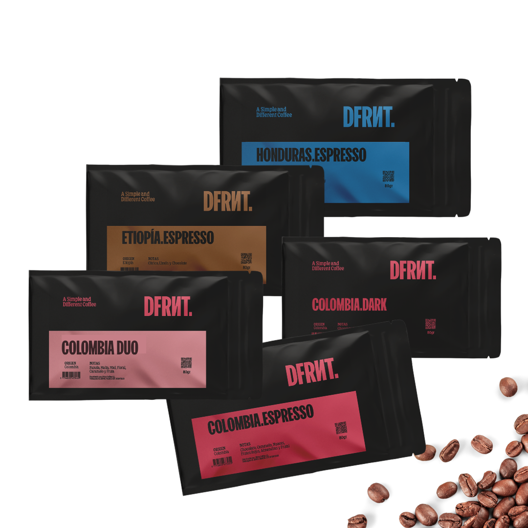 Pack DFRNT. Starter | 5x80gr | Descubre 5 variedades