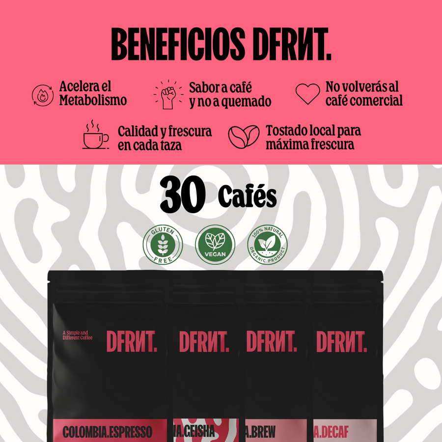 Pack Premium Ceremonial Matcha, 2 Colombia.Espresso, Chasen, Chashaku and DFRNT Jug