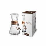Chemex Crystal Carafe & Wood Handle 3 cups