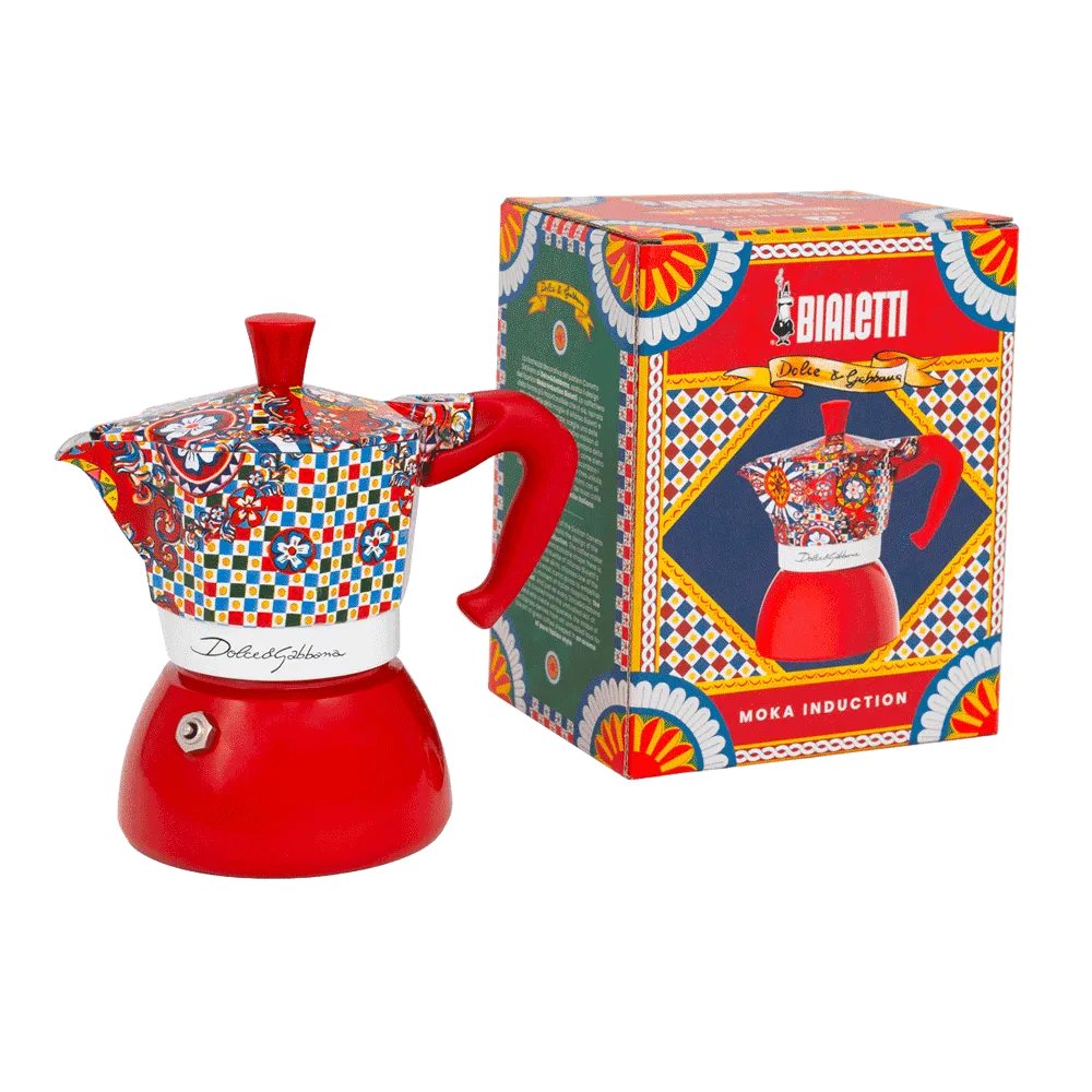 Bialetti Moka Induction D&G Carretto - 2 y 4 Tazas - DFRNT.