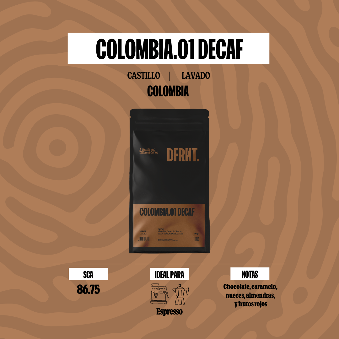 COLOMBIA.DECAF - Café Especialidad Descafeinado - DFRNT.