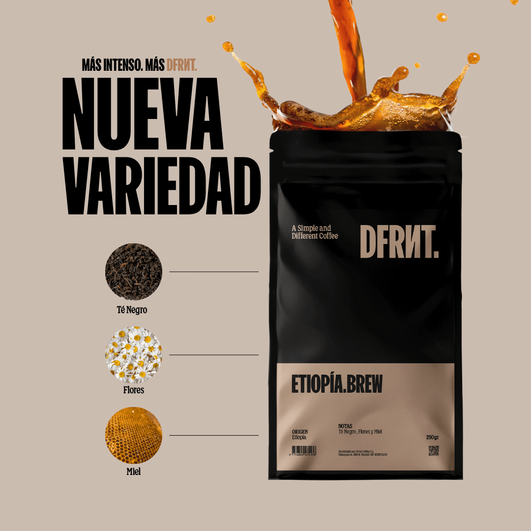 ETIOPÍA.BREW | Notas de Té Negro, Flores y Miel - DFRNT.