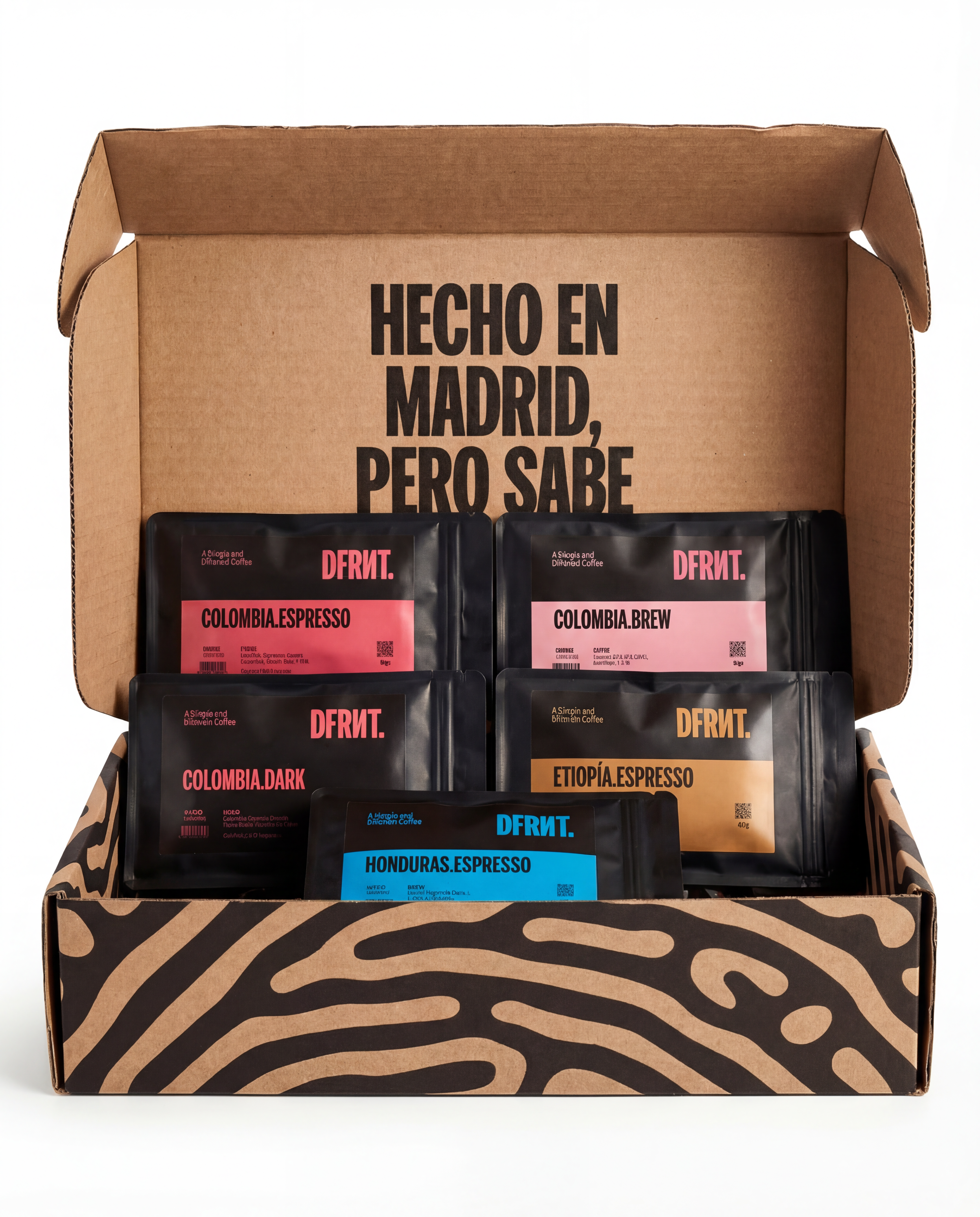 Pack DFRNT.Starter | 5x80gr | 5 orígenes