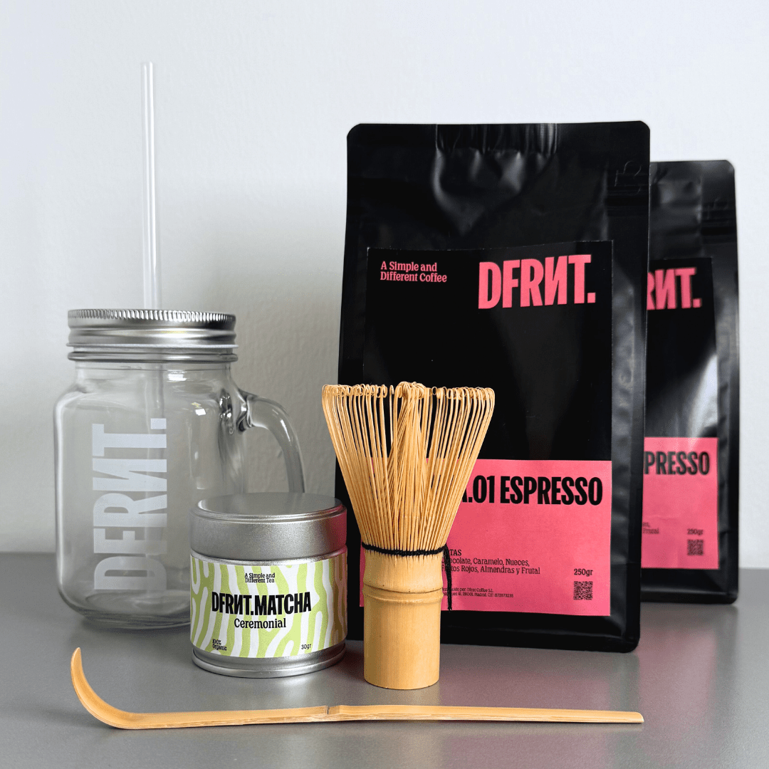 Pack Matcha Ceremonial, 2 House Espresso y Jarra DFRNT - DFRNT.