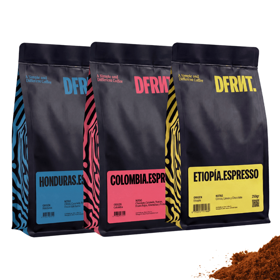 Pack Travesía Espresso | 3x250gr | Café Especialidad - DFRNT.